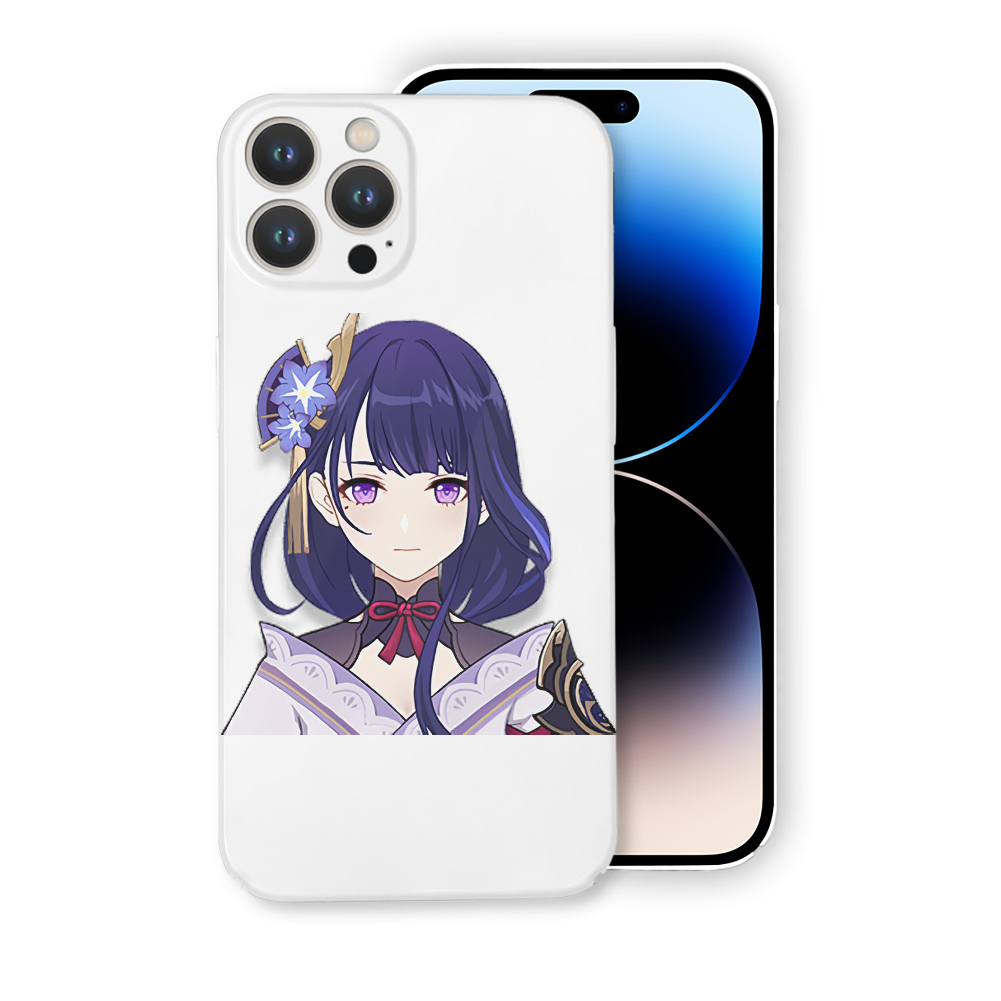 げんし神 雷電将軍 らいでんしょうぐん genshin Raiden Shogun 【iPhone 14シリーズ対応】ハードケース